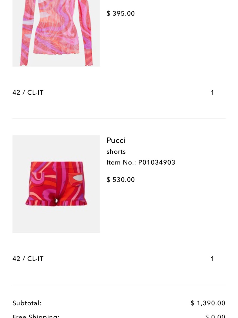 Emilio Pucci Pink Red Orange Swirl Bikini Set with Mesh Cover-Up and shorts - M - Picture 10 of 15